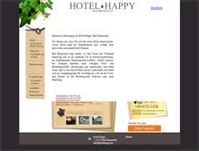 Tablet Screenshot of hotelhappy.de